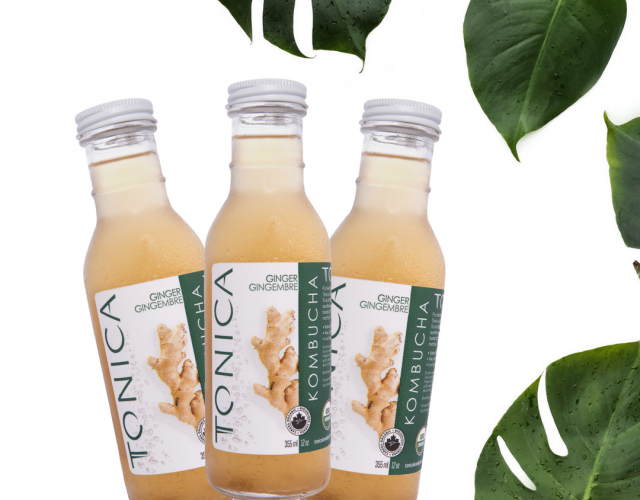 Tonica Kombucha beverage brand social media content