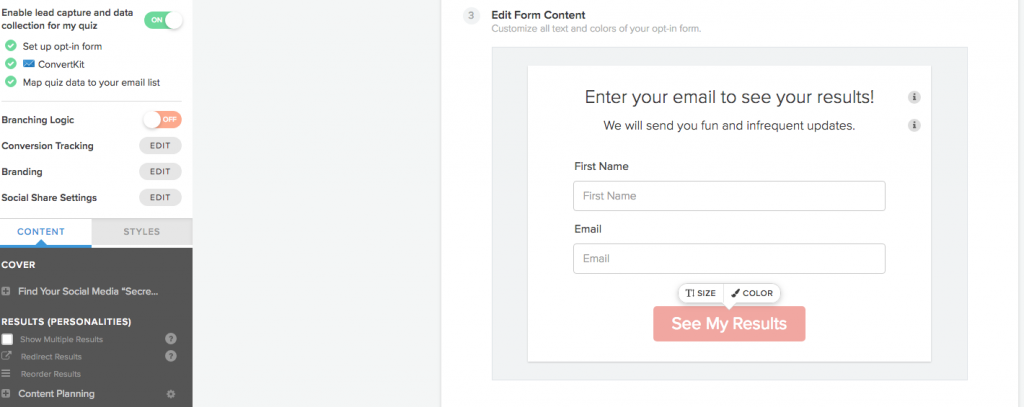 Interact Quiz Intergrations