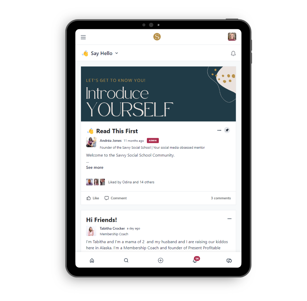 Community - Savvy Social School