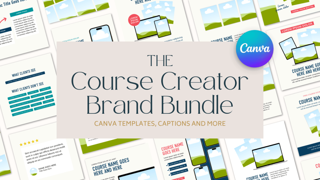 Course Creator Brand Bundle
