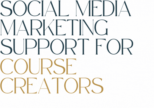 Social Media Marketing Support For... YOU!