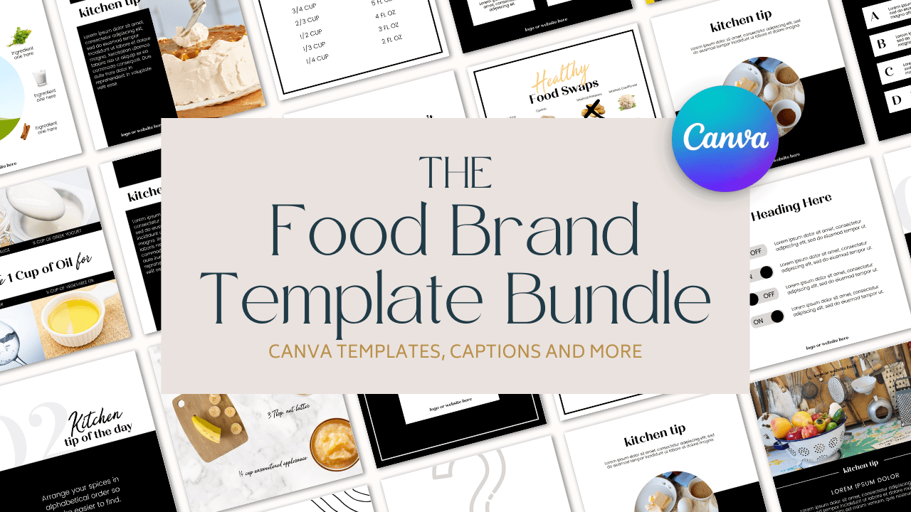 The Food Brand Template Bundle