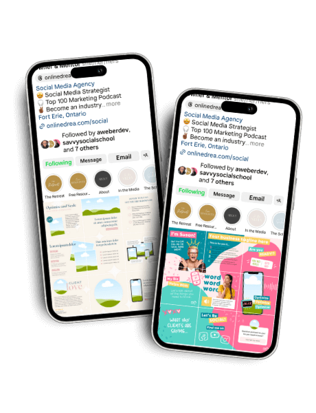 Instagram 9 Grid Template Examples